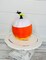 Sweet Harvest Delight: Orange/Yellow/White Candy Corn Foam Pumpkin-56697HAL